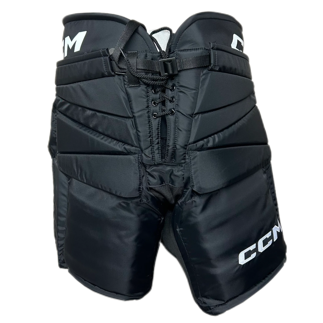 CCM HPG12A - Pantalon de gardien de but de hockey Pro Stock (noir)